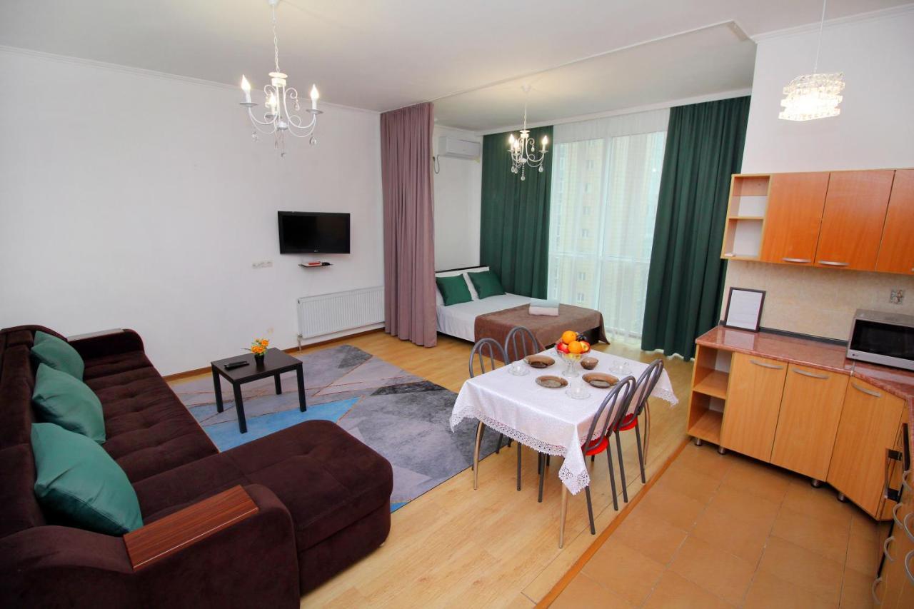 Apartament Уютные И Комфортные Квартиры В Жк Манхэттен Ałma Ata Zewnętrze zdjęcie